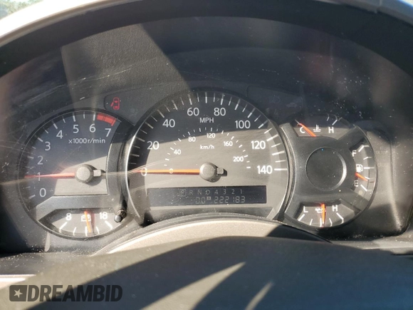 2006 Nissan Titan LE with VIN 1N6BA07A96N514202, listed as a Copart auction lot 44625415 with 222,183 mi miles and Salvage Title. Bid and sale history available at DreamBid. Image 9.