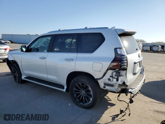 2023 Lexus GX with VIN JTJAM7BX4P5355081, listed as a Copart auction lot 48771915 with 24,000 mi miles and Salvage Title. Bid and sale history available at carsss.com. Image 2.