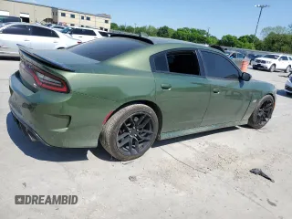 2019 Dodge Charger Scat Pack with VIN 2C3CDXGJ7KH721346, listed as a Copart auction lot 53302395 with Not provided miles and Salvage title. Bid and sale history available at DreamBid. Image 3.