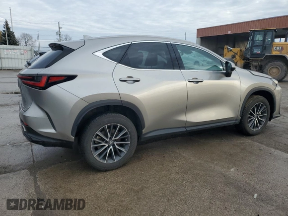 2022 Lexus NX with VIN 2T2AKCEZ2NC002882, listed as a Copart auction lot 43757475 with 48,299 mi miles and Salvage Title. Bid and sale history available at carsss.com. Image 3.