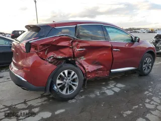 2015 Nissan Murano SV with VIN 5N1AZ2MG5FN227754, listed as a Copart auction lot 84323294 with 77,348 mi miles and Salvage Title. Bid and sale history available at carsss.com. Image 3.
