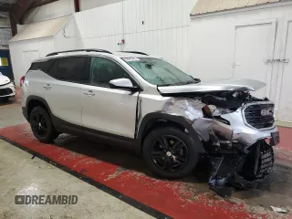 2020 GMC Terrain SLE with VIN 3GKALTEV3LL225543, listed as a Copart auction lot 59865285 with 42,001 mi miles and Salvage title. Bid and sale history available at DreamBid. Image 4.