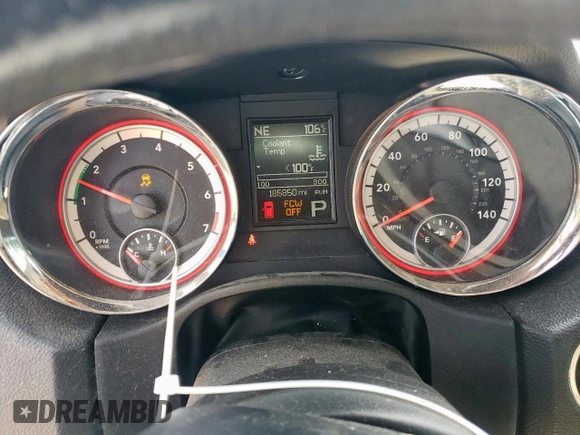 2013 Dodge Durango Citadel with VIN 1C4RDHEG1DC538744, listed as a Copart auction lot 64659785 with 185,850 mi miles and Salvage title. Bid and sale history available at DreamBid. Image 9.