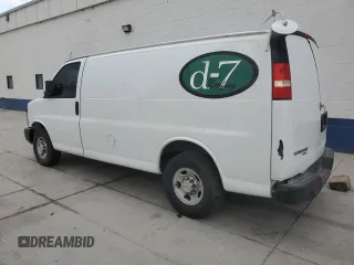 2012 Chevrolet Express Cargo z VIN 1GCWGFCAXC1177408, wystawiony jako Copart lot #64615955 z przebiegiem Nie podano mil oraz Czysty tytuł • Clean title. Historia ofert i sprzedaży dostępna na DreamBid. Obrazek 2.