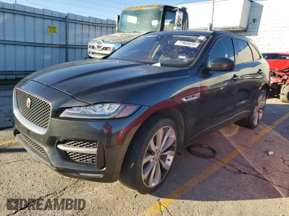 2017 Jaguar F-Pace 20d R-Sport with VIN SADCL2BN0HA088311, listed as a Copart auction lot 77965624 with 71,031 mi miles and Clean Title. Bid and sale history available at DreamBid. Image 1.