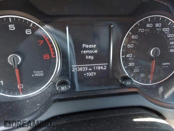 2014 Audi Q5 Premium with VIN WA1CFAFP8EA003469, listed as a IAAI auction lot 42723414 with 213,833 mi miles and . Bid and sale history available at DreamBid. Image 7.