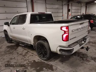 2021 Chevrolet Silverado 1500 RST with VIN 1GCUYEET9MZ438981, listed as a IAAI auction lot 41585169 with 55,785 mi miles. Bid and sale history available at carsss.com. Image 3.