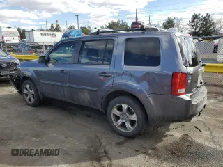2014 Honda Pilot EX-L with VIN 5FNYF4H50EB005362, listed as a Copart auction lot 46695275 with 106,175 mi miles and Salvage Title. Bid and sale history available at DreamBid. Image 2.