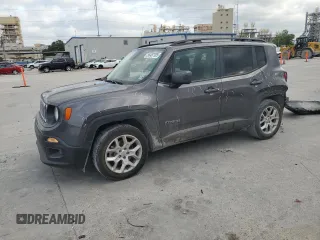 2018 Jeep Renegade Latitude z VIN ZACCJABBXJPJ35624, wystawiony jako Copart lot #56487305 z przebiegiem 155 218 mil mil oraz Szkoda całkowita • Salvage title. Historia ofert i sprzedaży dostępna na DreamBid. Obrazek 1.