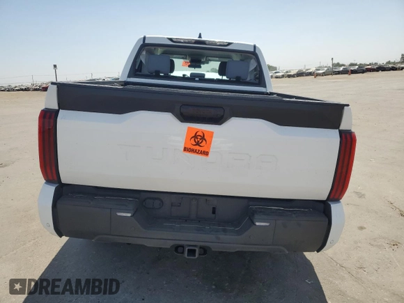 2023 Toyota Tundra 2WD SR5 with VIN 5TFLA5AB9PX020451, listed as a Copart auction lot 68298564 with 23,134 mi miles and Salvage Title. Bid and sale history available at carsss.com. Image 6.
