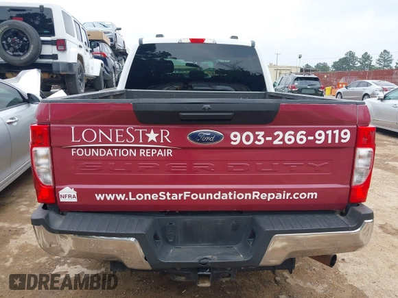2021 Ford F-250 XL с VIN 1FT7W2B63MED78848, выставлен на аукционе IAAI как лот 42259810 с пробегом 127 552 миль миль и . История ставок и продаж доступна на DreamBid. Изображение 17.
