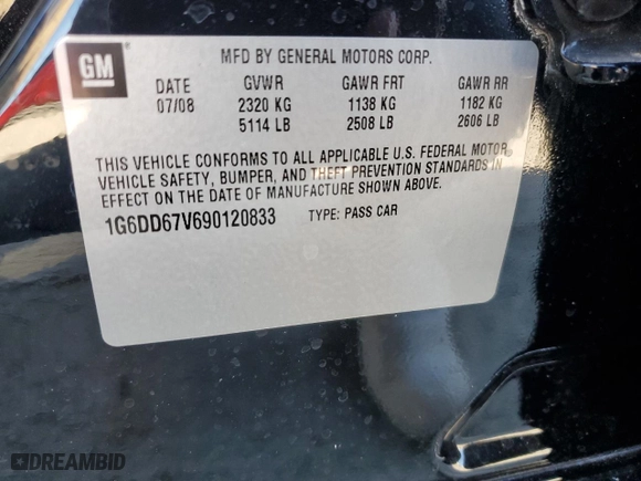 2009 Cadillac STS AWD w/1SB with VIN 1G6DD67V690120833, listed as a Copart auction lot 42502345 with 100,250 mi miles and Salvage Title. Bid and sale history available at carsss.com. Image 15.