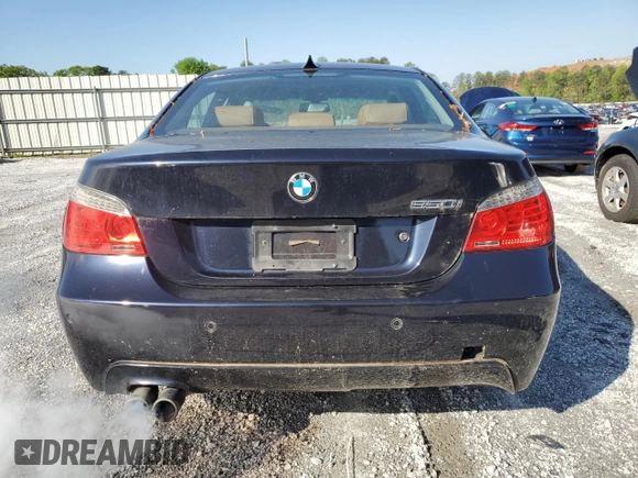 2009 BMW 5 Series 550i with VIN WBANW53559CT55439, listed as a Copart auction lot 52215715 with 135,715 mi miles and Clean Title. Bid and sale history available at carsss.com. Image 6.