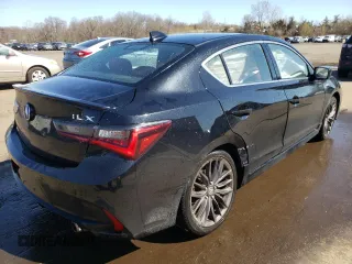 2020 Acura ILX Premium with VIN 19UDE2F89LA011445, listed as a Copart auction lot 53703065 with 48,200 mi miles and Salvage title. Bid and sale history available at DreamBid. Image 3.
