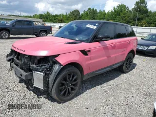 2016 Land Rover Range Rover Sport HSE with VIN SALWR2PF3GA116196, listed as a Copart auction lot 60641405 with 104,118 mi miles and Salvage title. Bid and sale history available at DreamBid. Image 1.