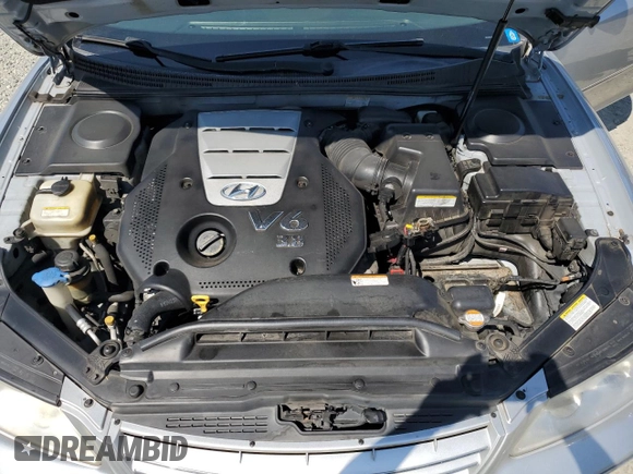2007 Hyundai Azera SE with VIN KMHFC46F77A241607, listed as a Copart auction lot 59318345 with 198,664 mi miles and Salvage title. Bid and sale history available at DreamBid. Image 11.