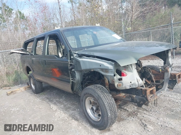 2005 Ford Excursion Eddie Bauer z VIN 1FMSU45P05ED43696, wystawiony jako IAAI lot #41674430 z przebiegiem Nie podano mil oraz . Historia ofert i sprzedaży dostępna na DreamBid. Obrazek 1.