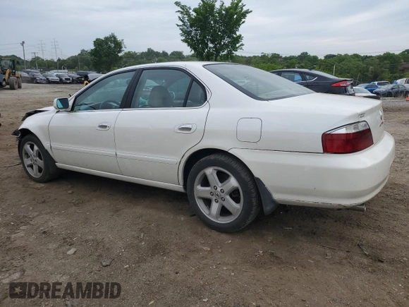 2003 Acura TL Type S with VIN 19UUA56823A091801, listed as a Copart auction lot 54557194 with 183,962 mi miles and Salvage Title. Bid and sale history available at carsss.com. Image 2.