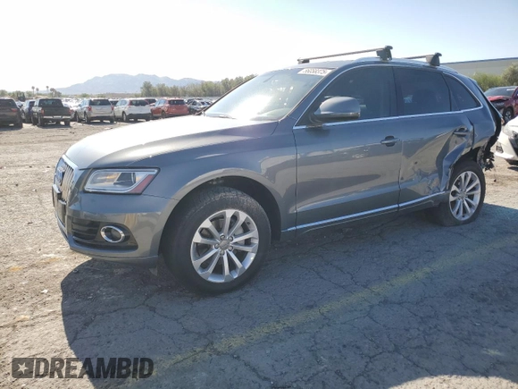 2014 Audi Q5 Premium Plus with VIN WA1LFAFP5EA083331, listed as a Copart auction lot 56058375 with 138,065 mi miles and Salvage title. Bid and sale history available at DreamBid. Image 1.