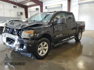 2013 Nissan Titan PRO-4X with VIN 1N6AA0EC2DN311987, listed as a Copart auction lot 50187565 with 158,838 mi miles and Salvage Title. Bid and sale history available at carsss.com. Image 1.