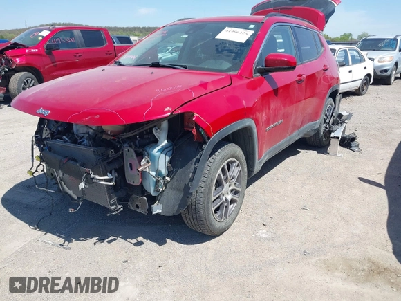 2018 Jeep Compass Latitude with VIN 3C4NJDBB8JT179577, listed as a IAAI auction lot 41996128 with 53,670 mi miles and . Bid and sale history available at DreamBid. Image 2.