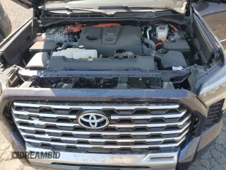 2023 Toyota Tundra Capstone Hybrid with VIN 5TFVC5DBXPX033319, listed as a Copart auction lot 73779344 with 9,723 mi miles and Salvage title. Bid and sale history available at DreamBid. Image 11.
