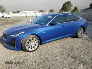 2021 Cadillac CT5 Luxury with VIN 1G6DW5RK6M0114613, listed as a Copart auction lot 42482945 with 55,422 mi miles and Salvage Title. Bid and sale history available at DreamBid. Image 1.