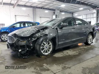 2019 Ford Fusion Hybrid SE with VIN 3FA6P0LU9KR287187, listed as a Copart auction lot 52704565 with 52,543 mi miles and Salvage Title. Bid and sale history available at carsss.com. Image 1.