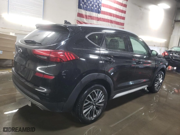 2019 Hyundai Tucson Night with VIN KM8J33AL5KU965000, listed as a Copart auction lot 78222114 with 43,044 mi miles and Salvage Title. Bid and sale history available at carsss.com. Image 3.