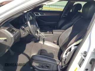 2015 Hyundai Genesis 3.8L with VIN KMHGN4JE9FU030497, listed as a Copart auction lot 58229074 with 166,236 mi miles and Salvage Title. Bid and sale history available at carsss.com. Image 7.