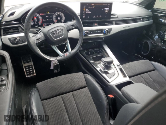 2021 Audi A4 S line Premium Plus with VIN WAUEAAF43MN002480, listed as a Copart auction lot 50834195 with 31,183 mi miles and Salvage Title. Bid and sale history available at DreamBid. Image 8.