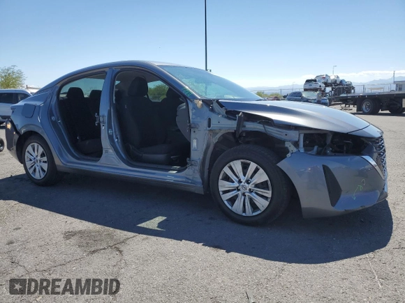 2024 Nissan Sentra S with VIN 3N1AB8BV5RY312701, listed as a Copart auction lot 56157515 with 71,410 mi miles and Salvage title. Bid and sale history available at DreamBid. Image 4.