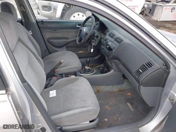 2002 Honda Civic EX with VIN 1HGES25782L027967, listed as a IAAI auction lot 41377181 with 198,615 mi miles. Bid and sale history available at carsss.com. Image 5.