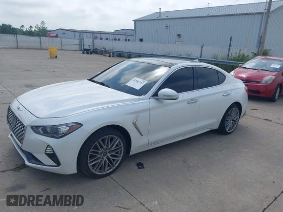 2020 Genesis G70 Sport with VIN KMTG24LA5LU057278, listed as a IAAI auction lot 42505352 with 103,347 mi miles and . Bid and sale history available at DreamBid. Image 17.