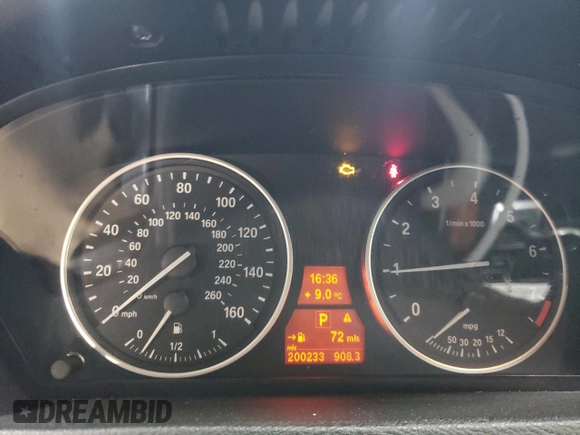 2009 BMW X5 30i with VIN 5UXFE43529L270383, listed as a Copart auction lot 81898284 with 200,233 mi miles and Salvage Title. Bid and sale history available at carsss.com. Image 9.
