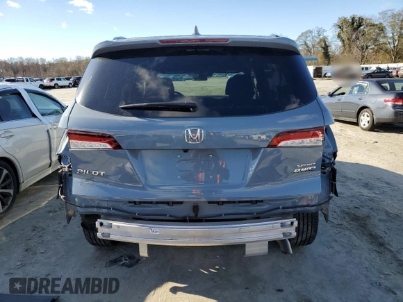 2022 Honda Pilot Sport with VIN 5FNYF6H30NB104015, listed as a Copart auction lot 80616794 with 17,647 mi miles and Clean Title. Bid and sale history available at DreamBid. Image 6.