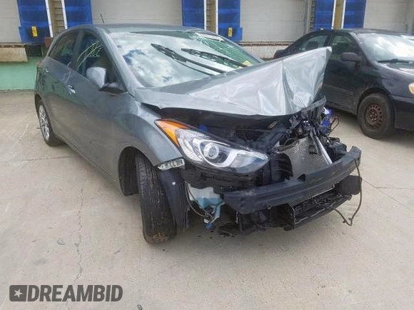 2017 Hyundai Elantra GT with VIN KMHD35LH6HU369291, listed as a Copart auction lot 71660614 with 0 mi miles and Salvage Title. Bid and sale history available at carsss.com. Image 1.
