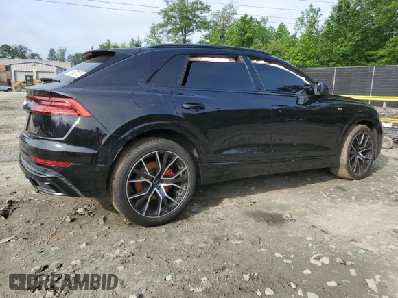 2019 Audi Q8 Prestige z VIN WA1FVAF12KD010469, wystawiony jako Copart lot #56690155 z przebiegiem 92 033 mil mil oraz Szkoda całkowita • Salvage title. Historia ofert i sprzedaży dostępna na DreamBid. Obrazek 3.