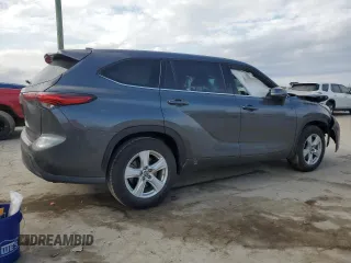 2020 Toyota Highlander LE with VIN 5TDZZRAH8LS003185, listed as a Copart auction lot 44607575 with 95,672 mi miles and Salvage title. Bid and sale history available at DreamBid. Image 3.