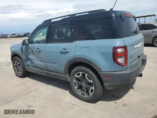 2021 Ford Bronco Sport Outer Banks with VIN 3FMCR9C61MRA45473, listed as a Copart auction lot 50760015 with 51,190 mi miles and Salvage Title. Bid and sale history available at carsss.com. Image 2.