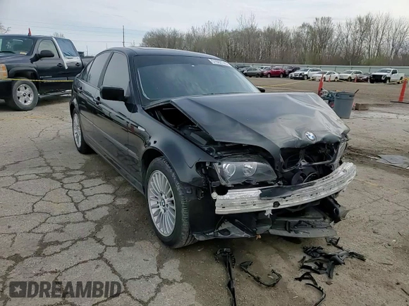 2003 BMW 3 Series 325xi with VIN WBAEU334X3PM56980, listed as a Copart auction lot 51082745 with 159,044 mi miles and Salvage Title. Bid and sale history available at carsss.com. Image 11.