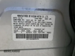 2011 Infiniti G37 x z VIN JN1CV6AR9BM352751, wystawiony jako Copart lot #56555135 z przebiegiem 154 366 mil mil oraz Szkoda całkowita • Salvage title. Historia ofert i sprzedaży dostępna na DreamBid. Obrazek 12.
