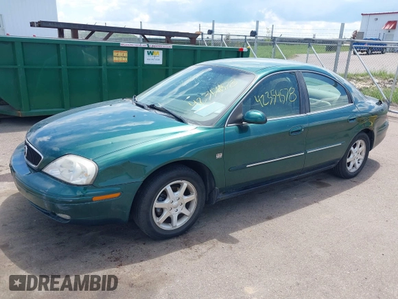 2000 Mercury Sable LS Premium z VIN 1MEFM55S4YA648211, wystawiony jako IAAI lot #42354578 z przebiegiem 72 686 mil mil oraz . Historia ofert i sprzedaży dostępna na DreamBid. Obrazek 2.