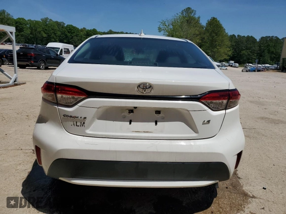 2021 Toyota Corolla LE with VIN 5YFEPMAEXMP244592, listed as a Copart auction lot 55226875 with 96,153 mi miles and Salvage Title. Bid and sale history available at DreamBid. Image 6.