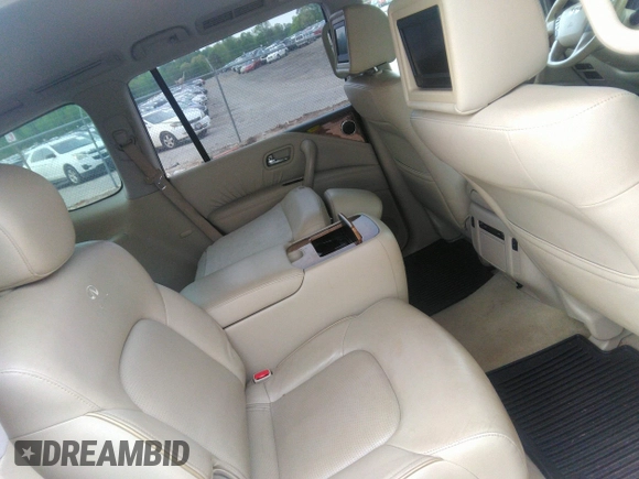 2012 Infiniti QX56 7-passenger z VIN JN8AZ2NE1C9018733, wystawiony jako IAAI lot #42046801 z przebiegiem 186 509 mil mil oraz . Historia ofert i sprzedaży dostępna na DreamBid. Obrazek 8.