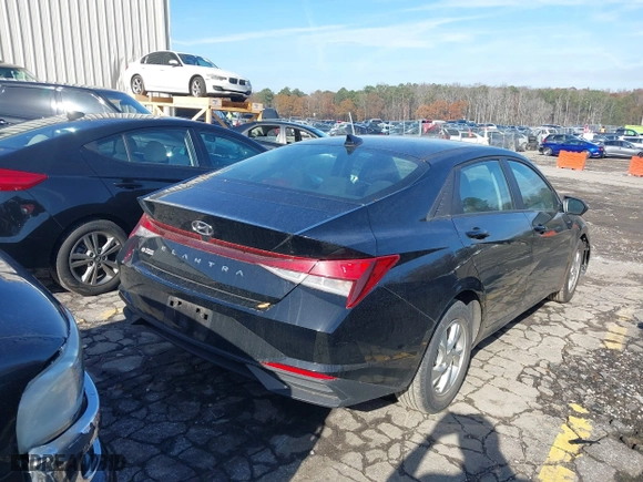 2023 Hyundai Elantra SE with VIN KMHLL4AG1PU576184, listed as a IAAI auction lot 41099901 with 41,471 mi miles. Bid and sale history available at carsss.com. Image 4.