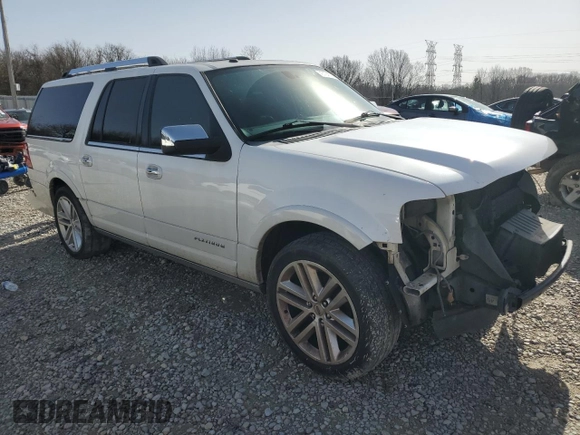 2016 Ford Expedition Max Platinum z VIN 1FMJK1LTXGEF08043, wystawiony jako Copart lot #43124105 z przebiegiem 181 810 mil mil oraz Szkody całkowita. Historia ofert i sprzedaży dostępna na DreamBid. Obrazek 4.
