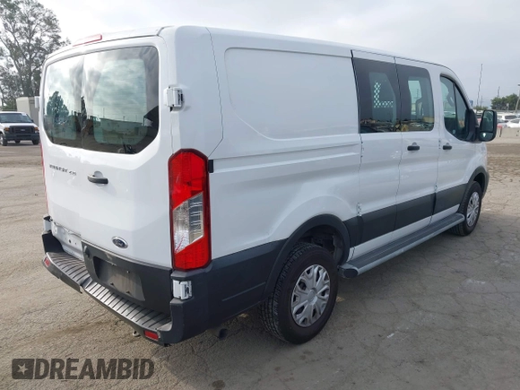 2021 Ford Transit Cargo with VIN 1FTBR1Y85MKA69355, listed as a IAAI auction lot 42544780 with 33,288 mi miles and . Bid and sale history available at DreamBid. Image 4.