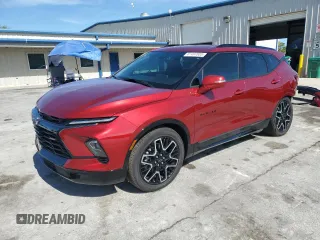 2025 Chevrolet Blazer RS with VIN 3GNKBERS3SS103775, listed as a Copart auction lot 61497805 with 16,242 mi miles and Salvage title. Bid and sale history available at DreamBid. Image 1.