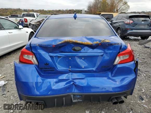 2018 Subaru WRX Premium with VIN JF1VA1C69J8829196, listed as a Copart auction lot 79181634 with 57,449 mi miles and Salvage Title. Bid and sale history available at carsss.com. Image 6.